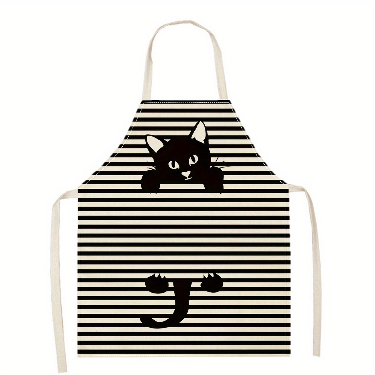 Linen Apron Funny Cat Sunglass - Kitchen Baking Area Ideas incelemesi ve fiyatı