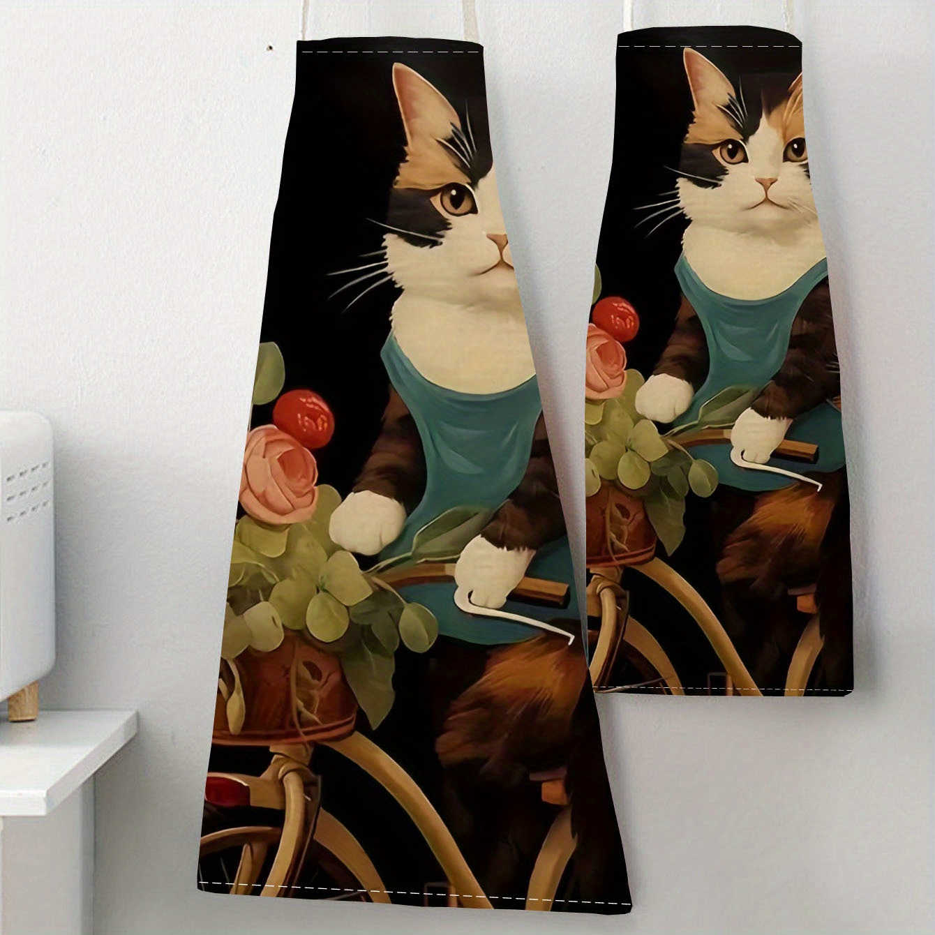 Linen Apron Funny Cat Sunglass - Kitchen Baking Area Ideas incelemesi ve fiyatı