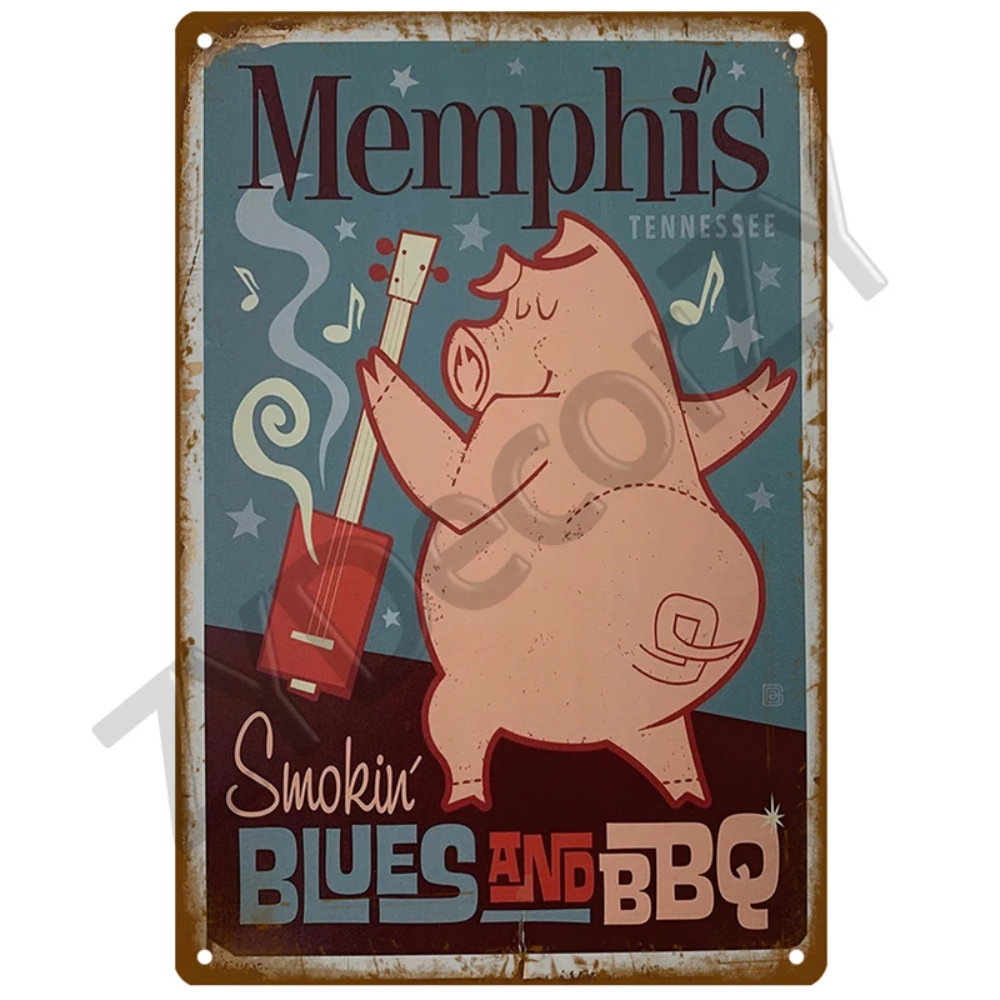 Retro BBQ Sign - Vintage Wall  - Kitchen Queen incelemesi ve fiyatı