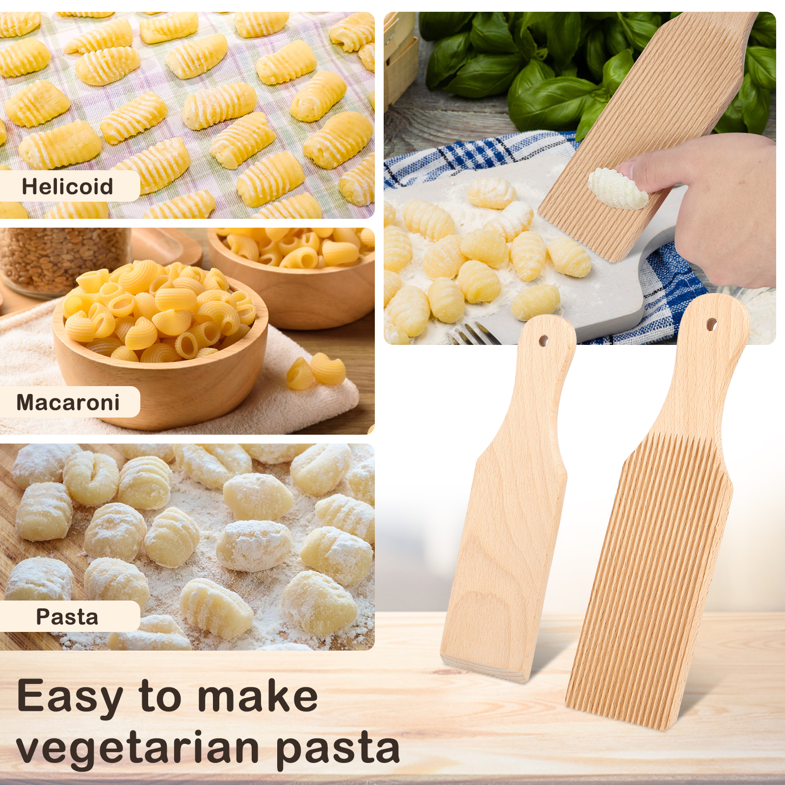 Wooden Gnocchi Board for Itali - Kitchen Baking Aid incelemesi ve fiyatı